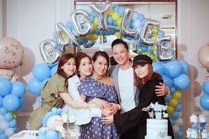 胡杏儿办产前派对 老公请宾客喝茅台