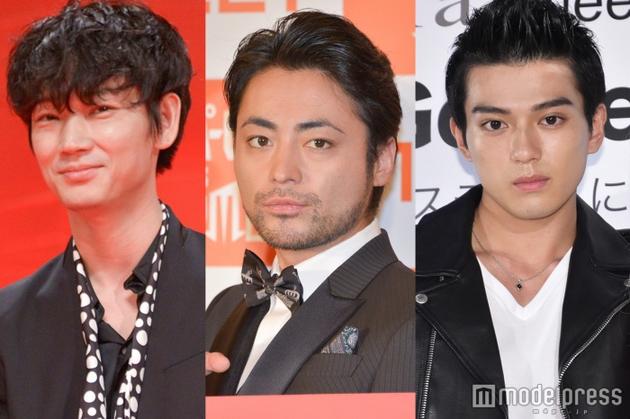 左起绫野刚、山田孝之、真剑佑