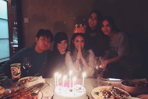 李小璐马苏为闺蜜庆生个个肤白貌美