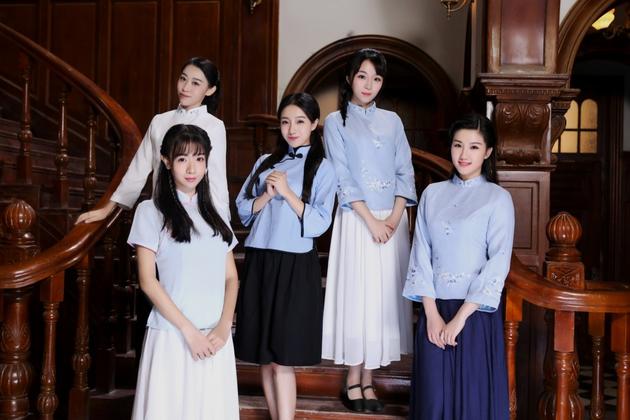 七朵组合《醉花荫》化身民国女子寄相思_新浪娱乐_新浪网
