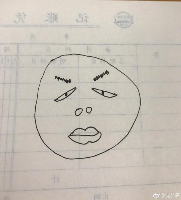 沈梦辰画的画