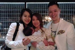 胡杏儿一家三口现身 儿子浓密头发抢镜