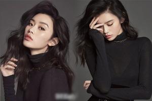 超模奚梦瑶封面大片蛮腰细腿秀好身材