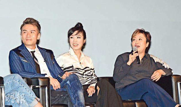 金牌编剧陈宝华（右起）跟嘉宾米雪、唐文龙聊得很开心。