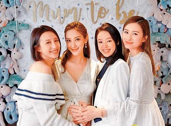 龚嘉欣、谭凯琪及沈卓盈向陈凯琳送祝福。