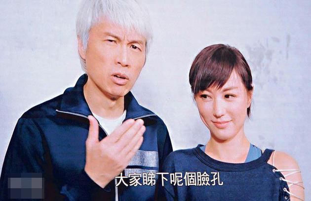 黄子华（左）在短片中透露将自编自导自演新电影，女主角是刘心悠。