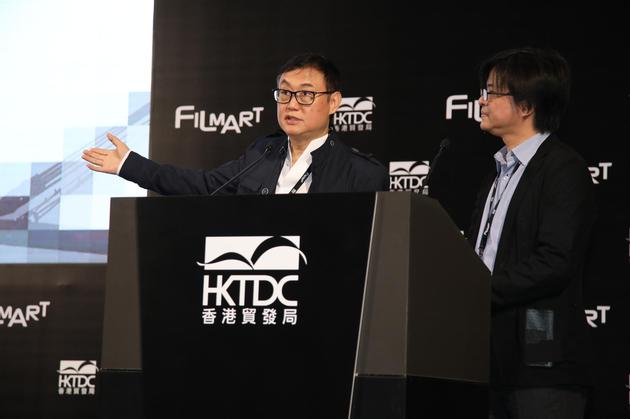 《香港机密》制片人周强与导演严浩介绍新片