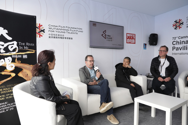 ▲左起:楊瑩、Frédéric Auburtin、蘇陽、Kristian Eidnes