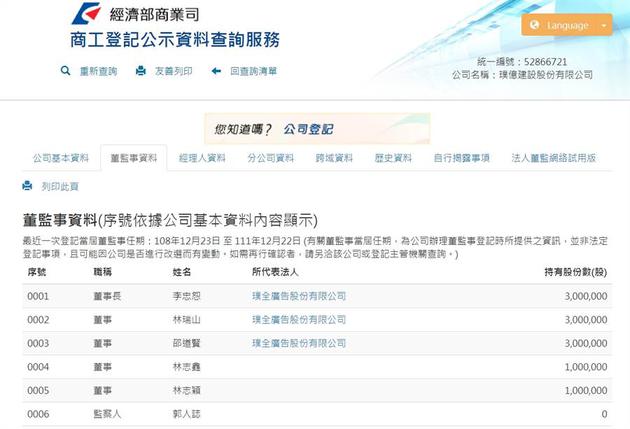 林志颖与弟弟投资建筑业