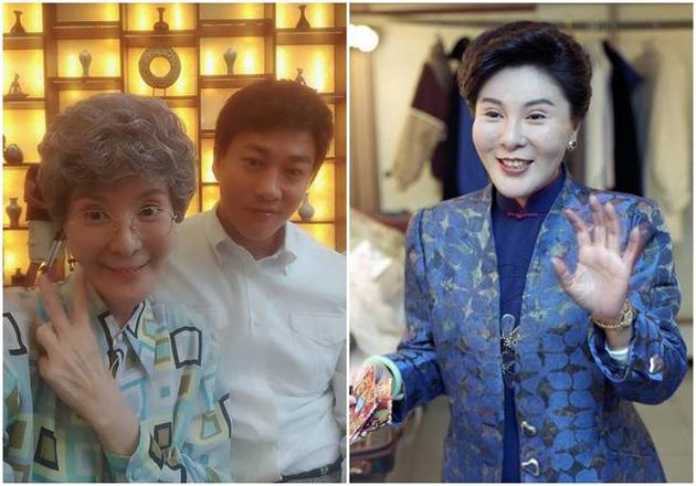 何润东与李丽凤在新戏演祖孙