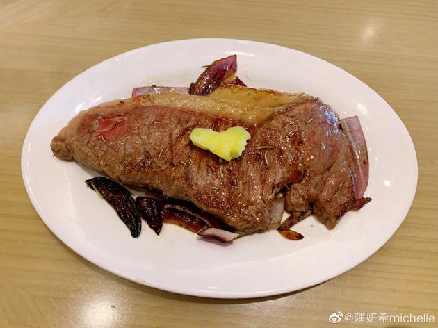 陳妍希情人節曬美食