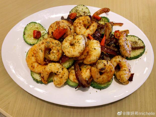 陳妍希情人節曬美食