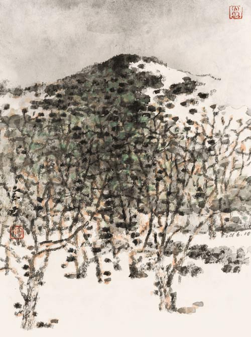 郭宝君--冬日之七--18x23cm--2016年