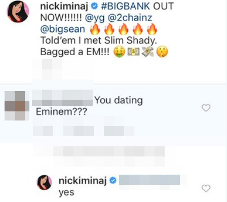 Nicki Minaj承认恋情