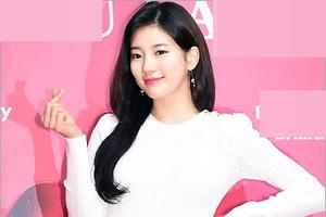 秀智公布恋情后亮相气质清纯笑容甜