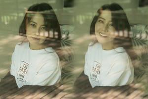 森系美女了解一下！高圆圆笑容清新迷人