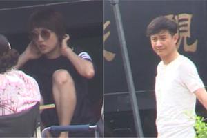 马伊琍带全家探班文章 老夫老妻恩爱依旧