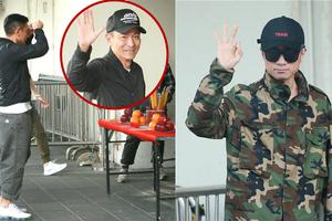 古巨基坠台后露面比OK 刘德华认真拜神