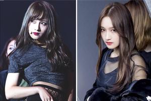 韩女团成员撞脸关晓彤 五官神似眼神杀