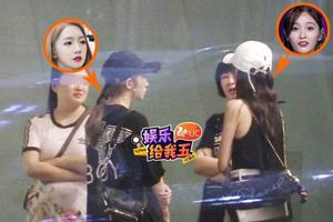 孟美岐吴宣仪见老板杜华亲昵谈笑