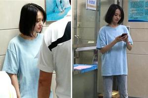 郑爽拍戏被手机不离手 疑与新男友传情