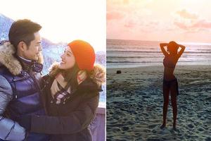 陈凯琳比基尼秀超细小蛮腰 破怀孕谣言