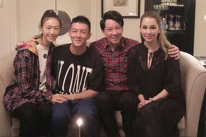 陈冠希姐姐为爸爸庆生晒合照一家人同框