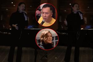 那英与好友关之琳甄子丹开心参加婚宴