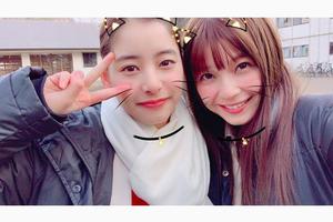 AAA宇野实彩子官方Instagram贴出与新木优子合影