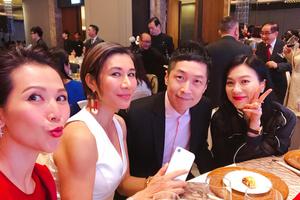 黎姿公司酒会TVB当家花旦现身