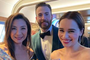 女侠PK超级英雄！杨紫琼与美队等同框