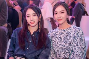 郑秀妍孟美岐巴黎时装周同框