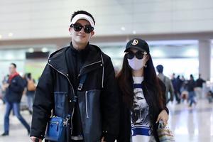 过二人世界？杜江霍思燕带超多行李度假