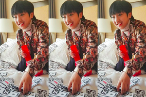 吴镇宇儿子费曼近照曝光 变瘦变帅