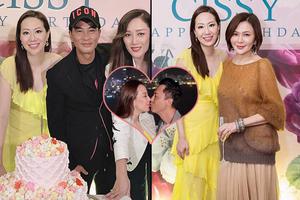 汪诗诗生日派对与甄子丹亲不停