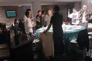 范冰冰冯小刚张国立王中磊聚餐