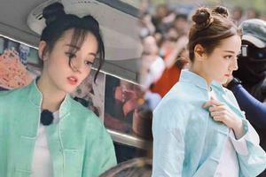 迪丽热巴最新路透生图曝光 变身小哪吒