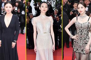 奚梦瑶斗艳马思纯娜扎造型性感迷人