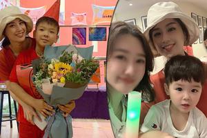 黄圣依带小儿子助阵安迪汇报演出