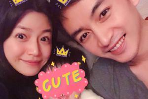 我们好着呢！陈妍希晒一家三口合照