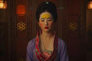 刘亦菲新片《花木兰》“额黄妆”抢镜