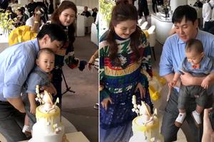 沈腾夫妻为儿子办周岁宴 1岁小狮子已是帅哥胚子