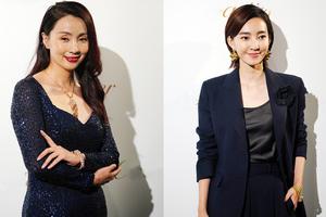 陶虹王丽坤同台比美 一个长裙优雅一个霸气女王范