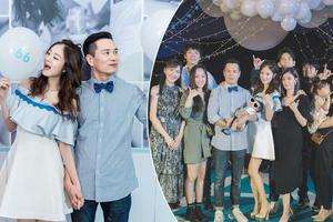 安以轩晒一家三口同框照儿子66双下巴可爱