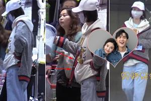 恭喜张若昀？唐艺昕小腹隆起疑似怀孕