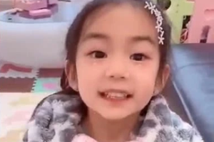 戚薇女儿Lucky乖巧可爱越长大越像妈妈