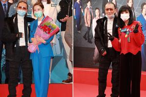 谢贤爷孙恋复合后公开亮相 戴口罩成错误示范