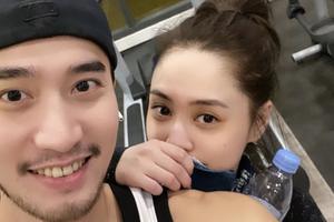 赖弘国飞探班阿娇深夜在健身房秀恩爱