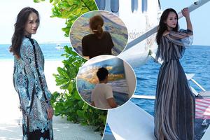 陈乔恩艾伦旅行互晒视角赤脚作画