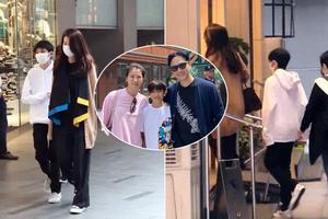 袁咏仪面色憔悴带儿看病不见张智霖